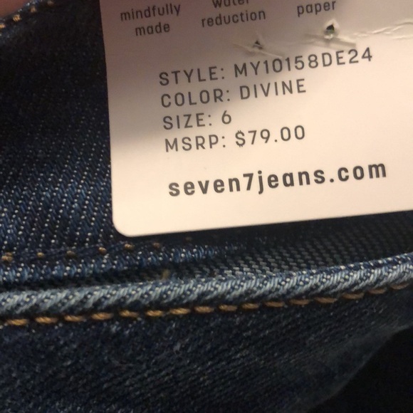 NWT Seven7 Women’s 90’s Blue Jeans - Picture 13 of 13